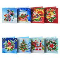 Thumbnail for Diamantschilderij Kerstkaarten 8st 