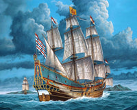 Thumbnail for Zeilboot 40x60cm - Diamantschilderij 