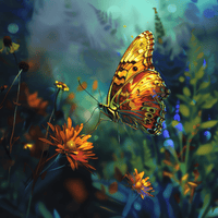 Thumbnail for Wings of Wonder 40x40cm - Diamantschilderij 