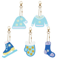Thumbnail for Winter - Diamond painting sleutelhangers 