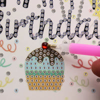 Thumbnail for Diamantschilderijkaarten 12 stuks - Feest 