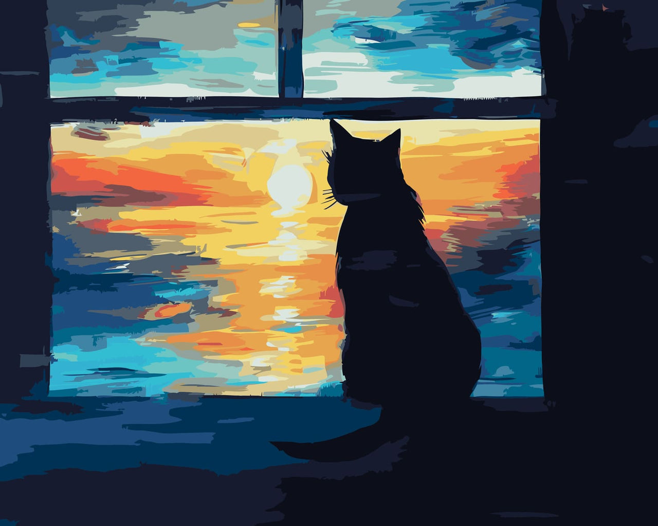 Dusk's Stille Waarnemer - Schilderen Op Nummer 