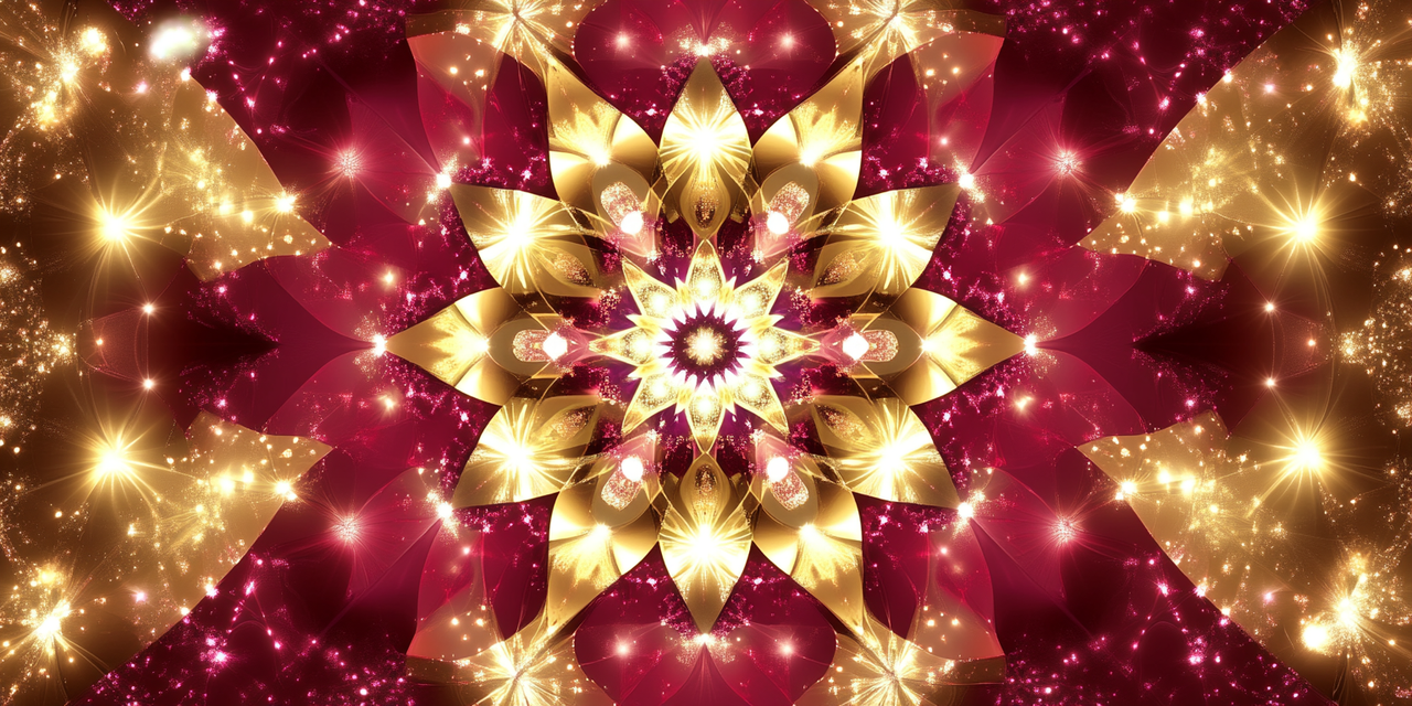 Stralende Mandala 30x60cm - Diamantschilderij 