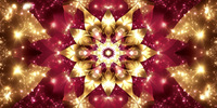 Thumbnail for Stralende Mandala 30x60cm - Diamantschilderij 
