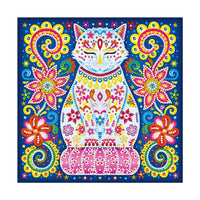 Thumbnail for Cat 30x30cm - Gloeiende diamant schilderij in het donker 
