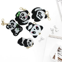 Thumbnail for Panda - Diamantschilderij sleutelhangers 