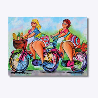 Thumbnail for Bicycle Belles 30x40cm - Diamantschilderij 