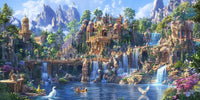 Thumbnail for JÄTTI Citadel 80x160cm - Diamantschilderij 
