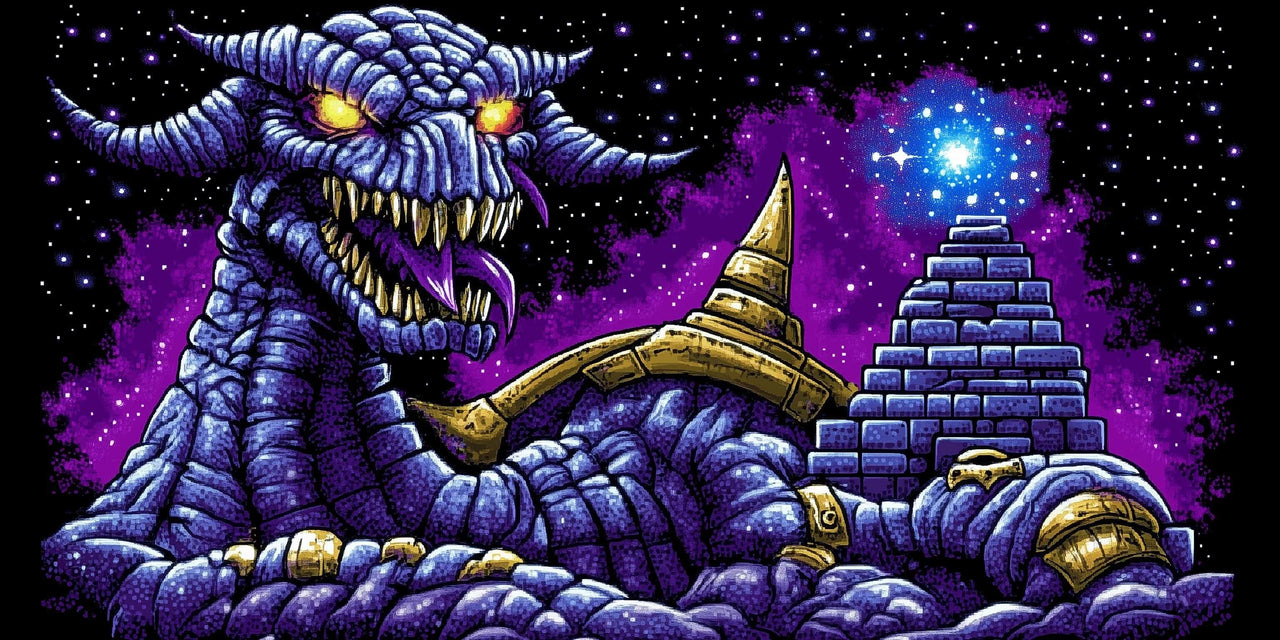 Cosmic Beast 40x80cm - Diamantschilderij 