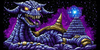 Thumbnail for Cosmic Beast 40x80cm - Diamantschilderij 
