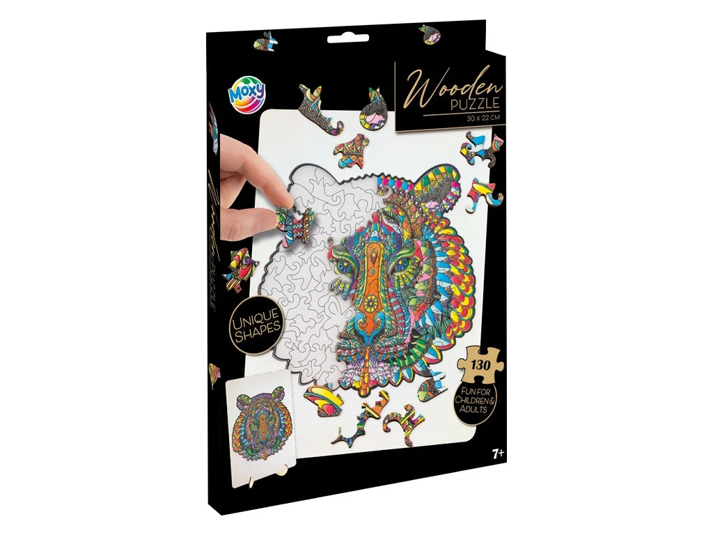 Houten Puzzel – Tijger (132 Stukjes)