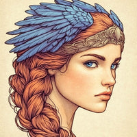 Thumbnail for Valkyrie 30x30cm - Diamantschilderij 