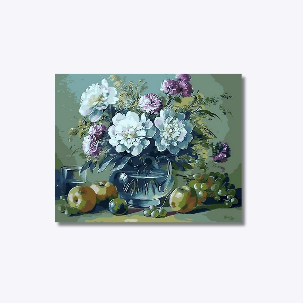 Violet Bouquet 40x50cm - Diamantschilderij 
