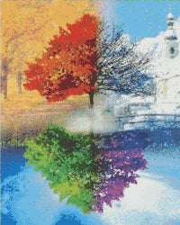 Thumbnail for Nature's Everlasting Dance 40x50cm - Diamantschilderij 
