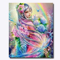 Thumbnail for Goddess of Elements 40x50cm - Diamantschilderij 