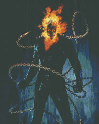 Thumbnail for Ghost Rider 30x40cm - Diamantschilderij 