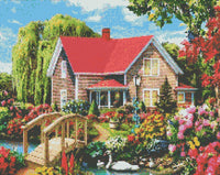 Thumbnail for Bridge To Home 40x50cm - Diamantschilderij 