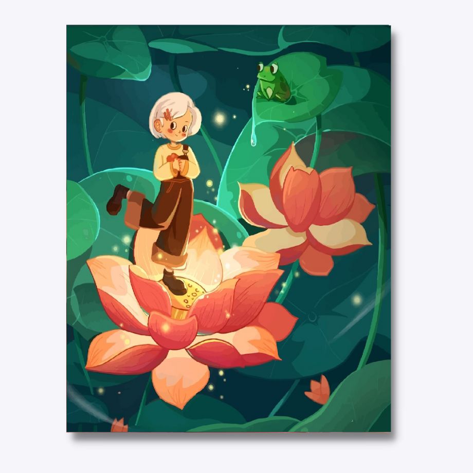 Blossom Garden 40x50cm - Diamantschilderij 